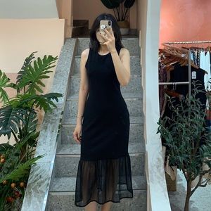 Black Mermaid Dress